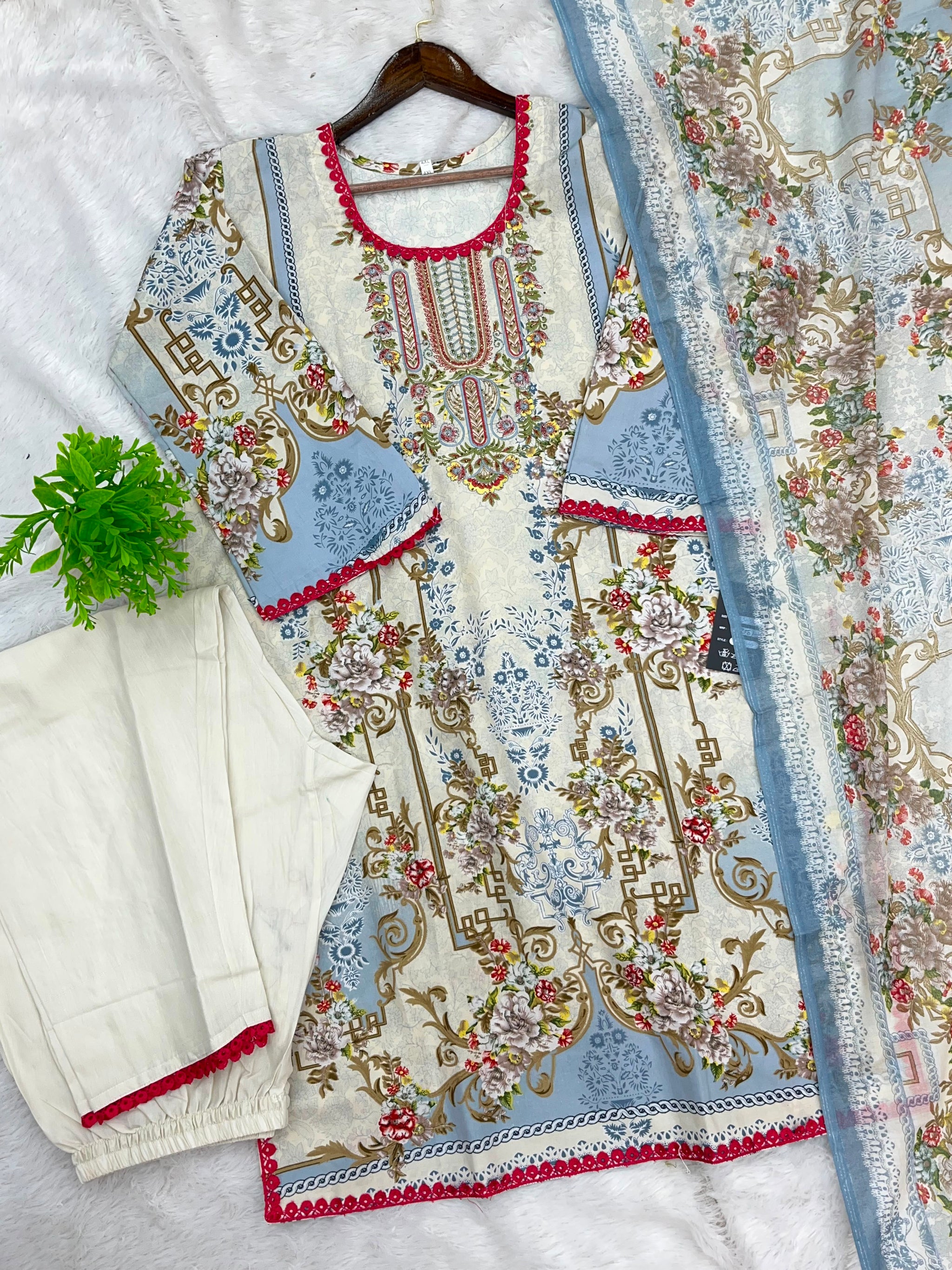 1311 Pakistani Embroidered Suit