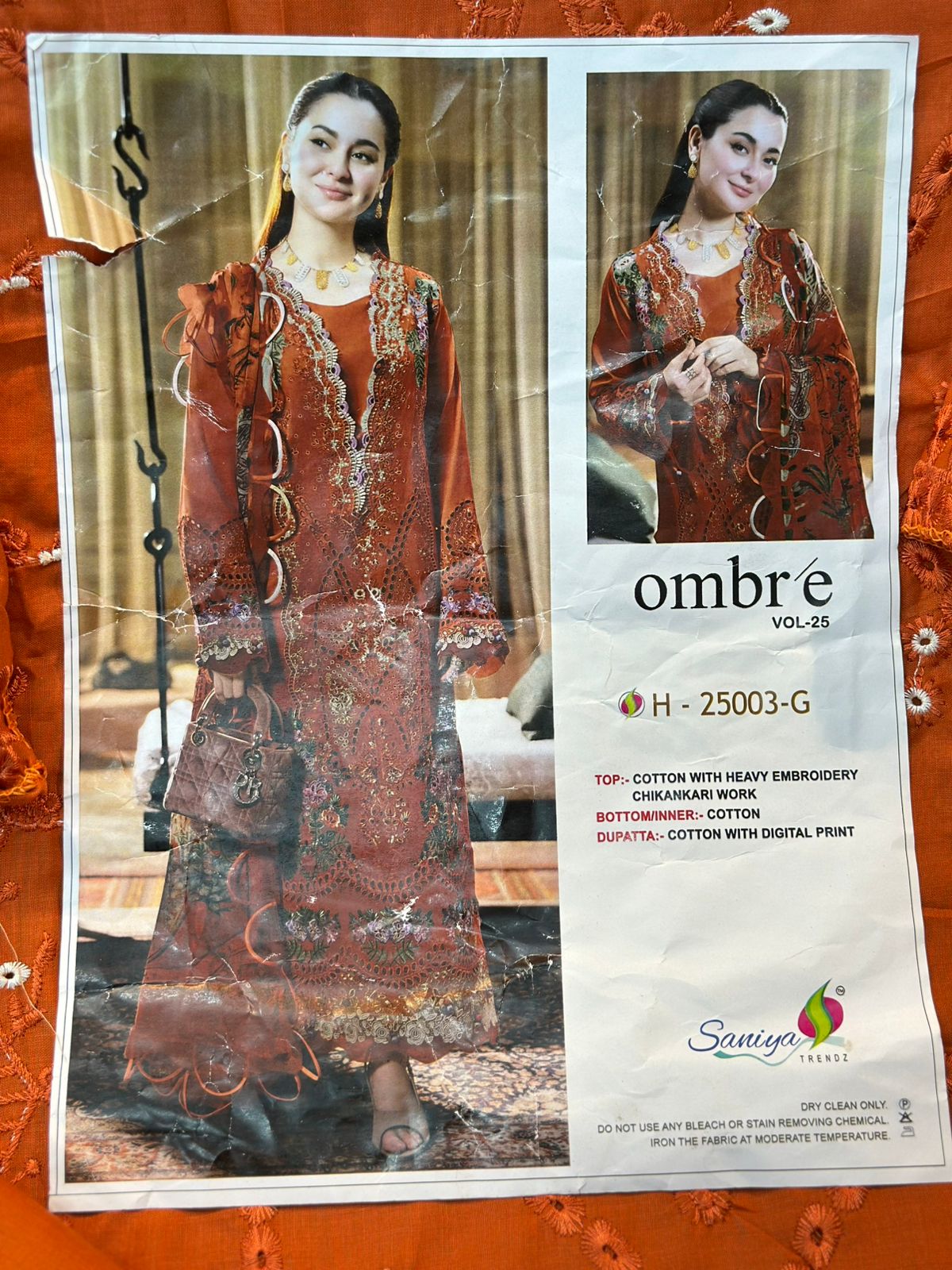 539 Maria-B Unstitched suit