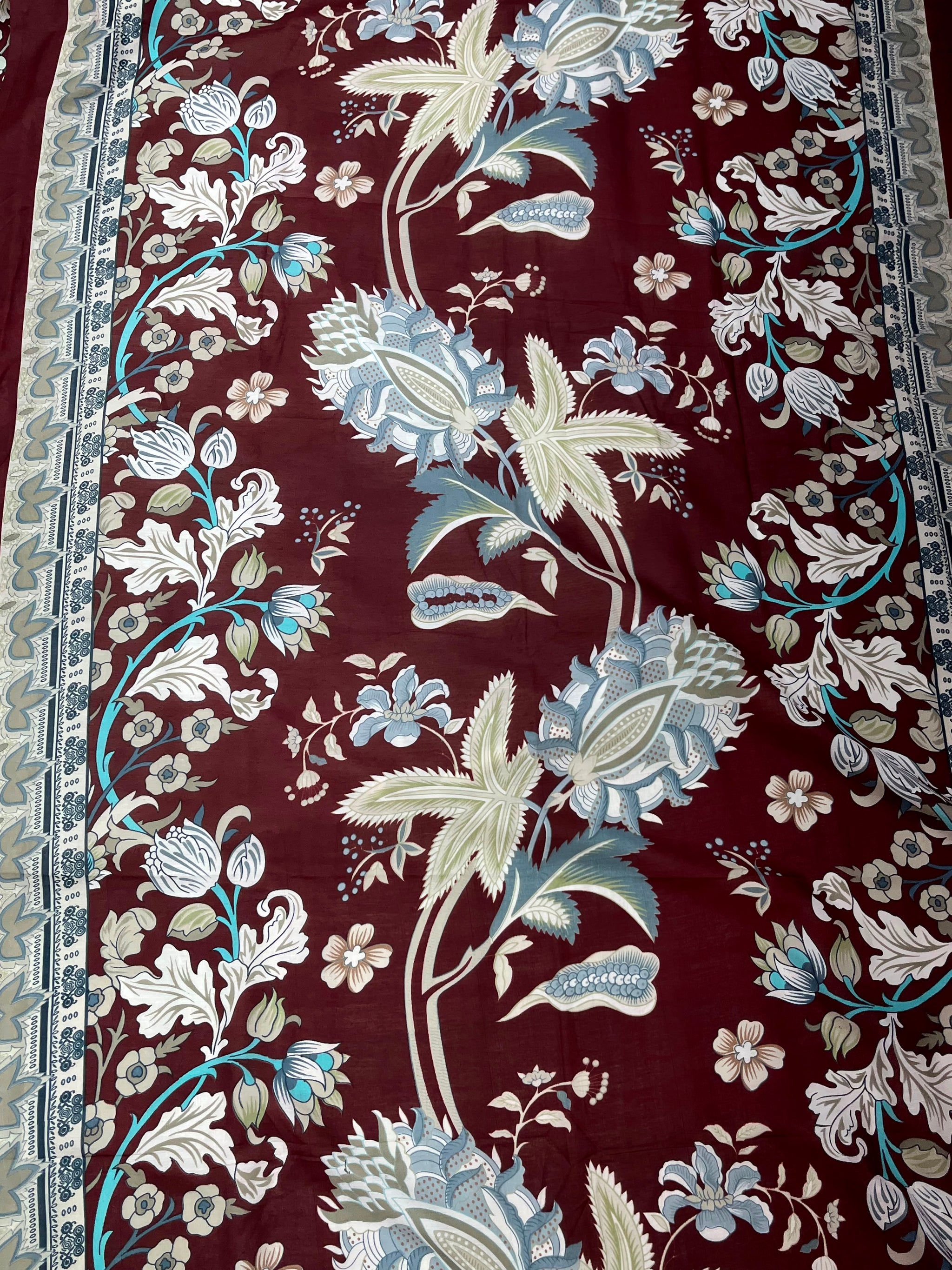 1320 Pakistani Chikankari Lawn Suit -  Brown