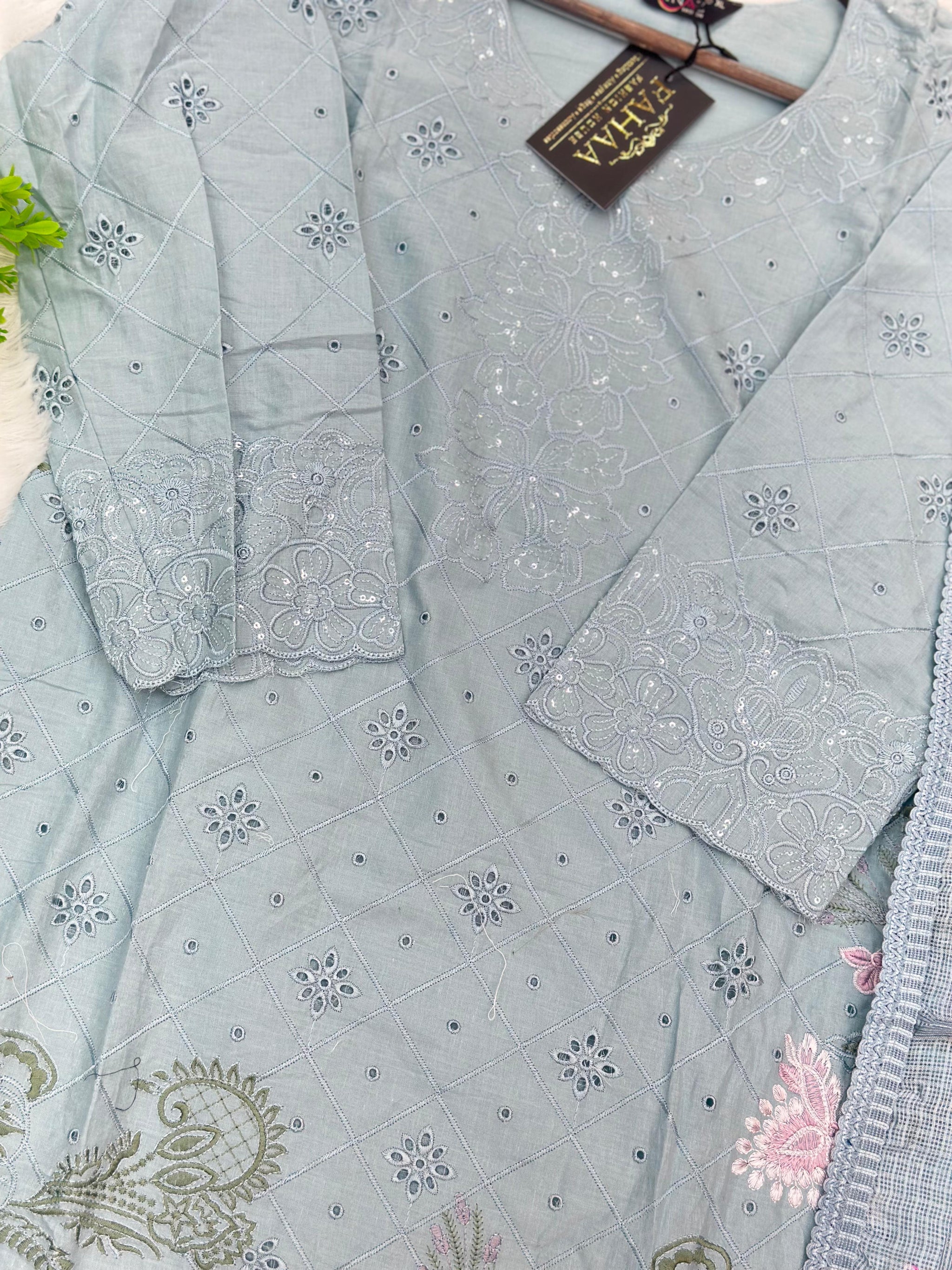 762 Readymade Pakistani Chikankari Suit