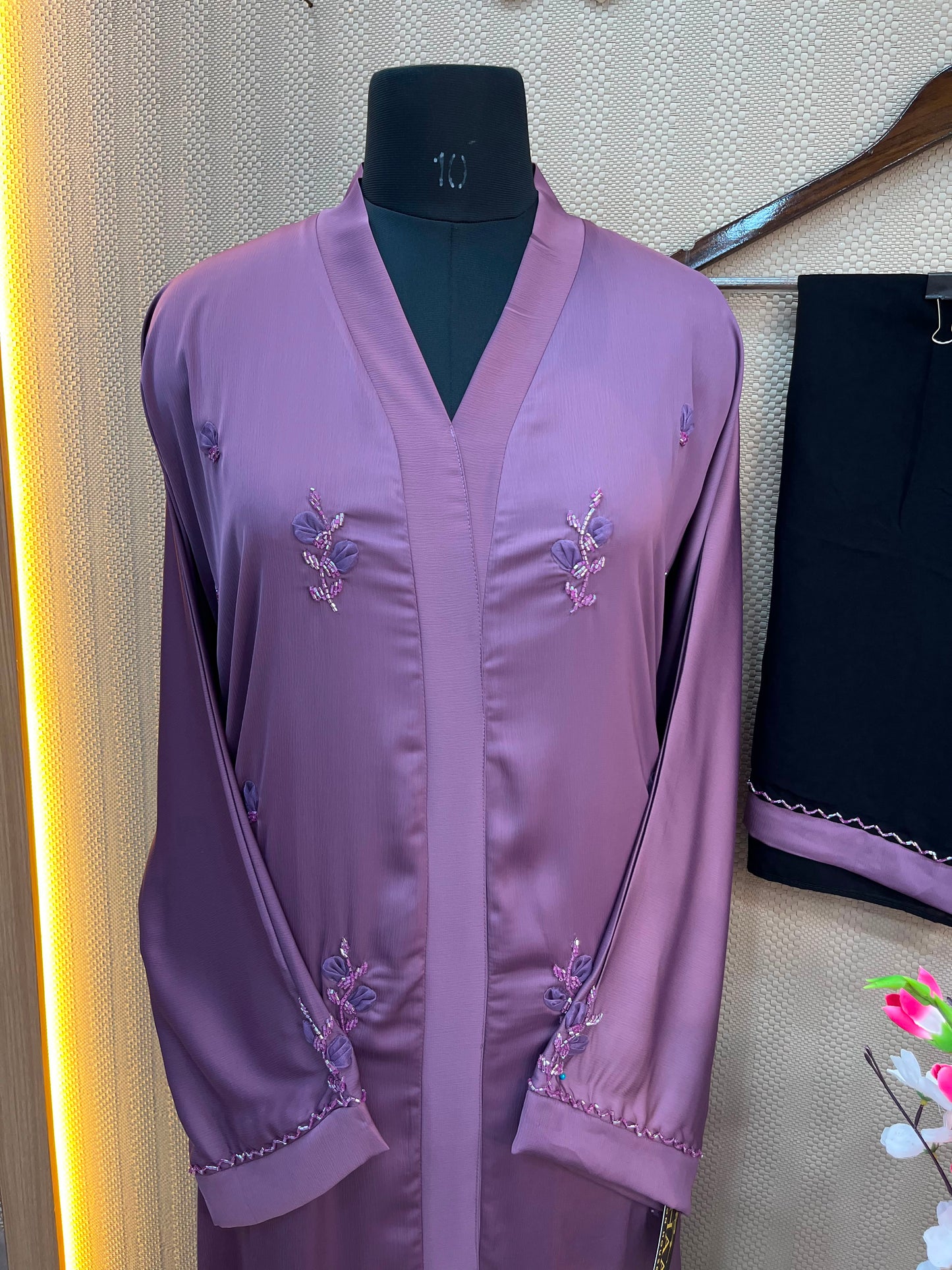 1129 The Premium Abaya -  Purple
