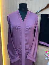 1129 The Premium Abaya -  Purple