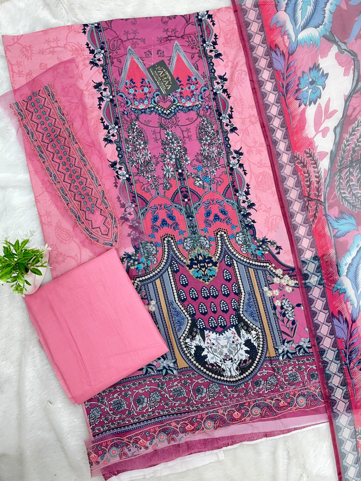 1410 Unstitched Casual Cotton Suit