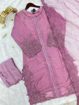 624 Premium Pakistani Party Wear - Pink