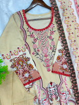 1315 Pakistani Embroidered Suit