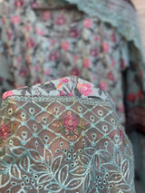 402 Floral Lawn Suit