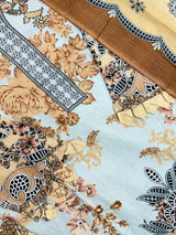 1450 Pakistani Embroidered Suit - Sky Blue