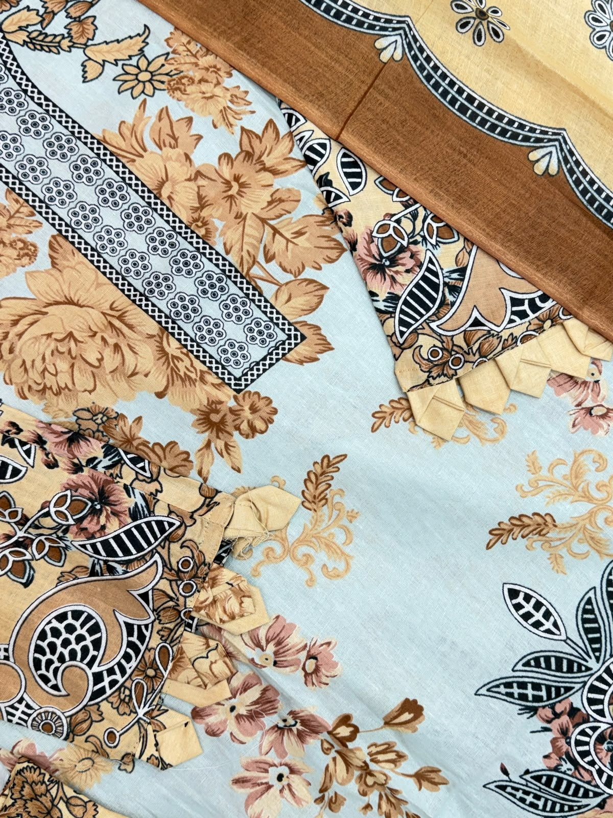 1450 Pakistani Embroidered Suit - Sky Blue