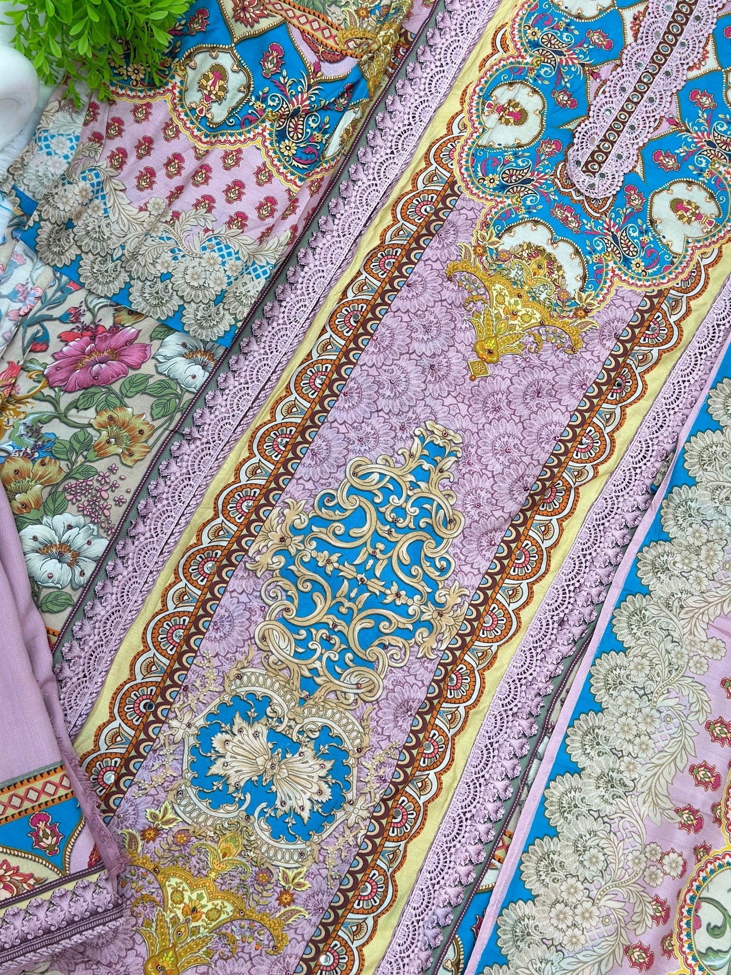 973 Unstitched Pakistani Suit