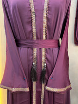 1126 The Premium Abaya -  Ash Gray