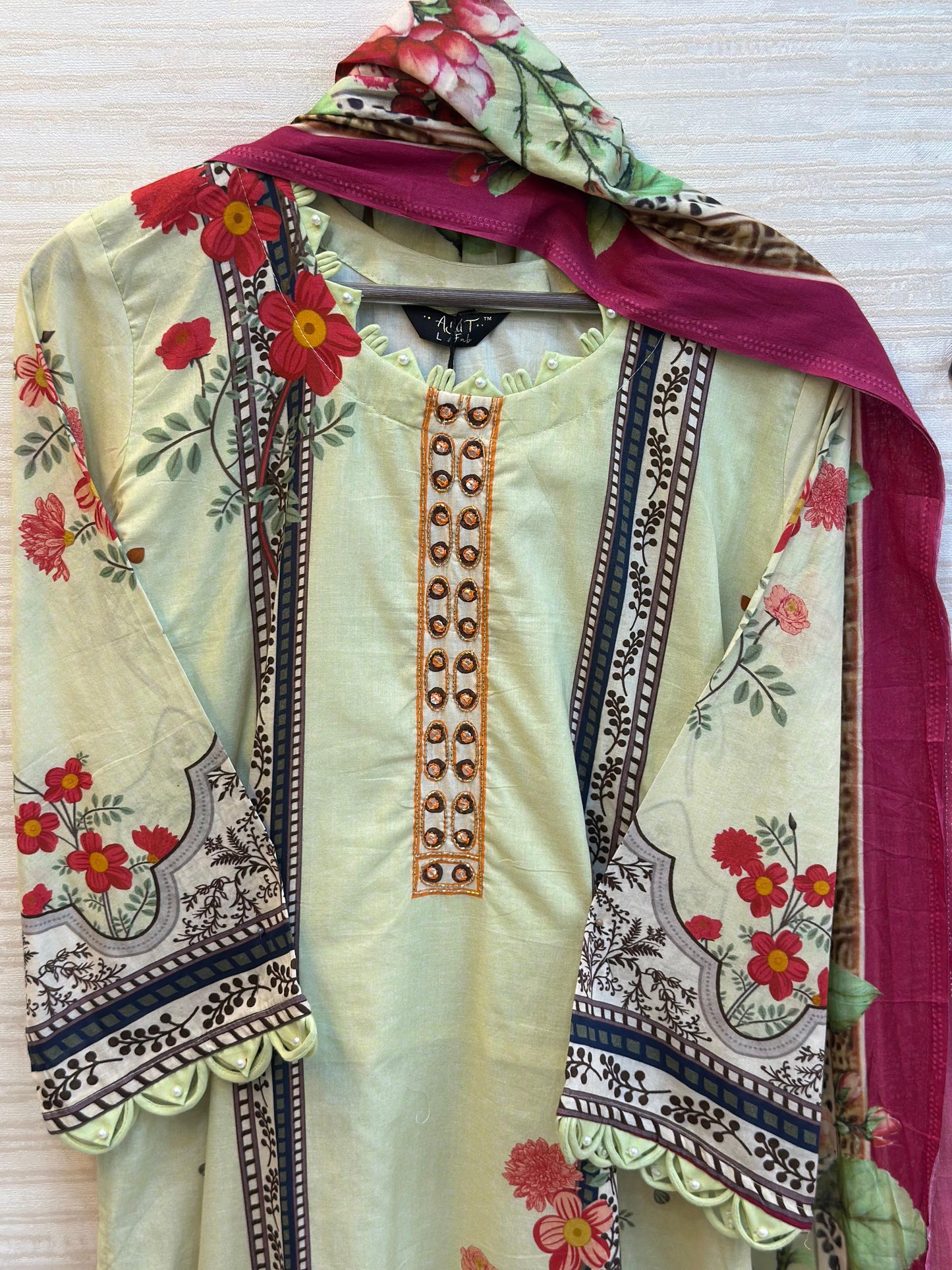 401 Floral Lawn Suit