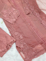 624 Premium Pakistani Party Wear - Dark Peach