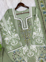 1295 Pakistani Embroidered Suit - Vandana Sobia Nazer