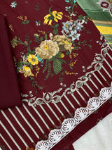 1411 Unstitched Casual Cotton Suit