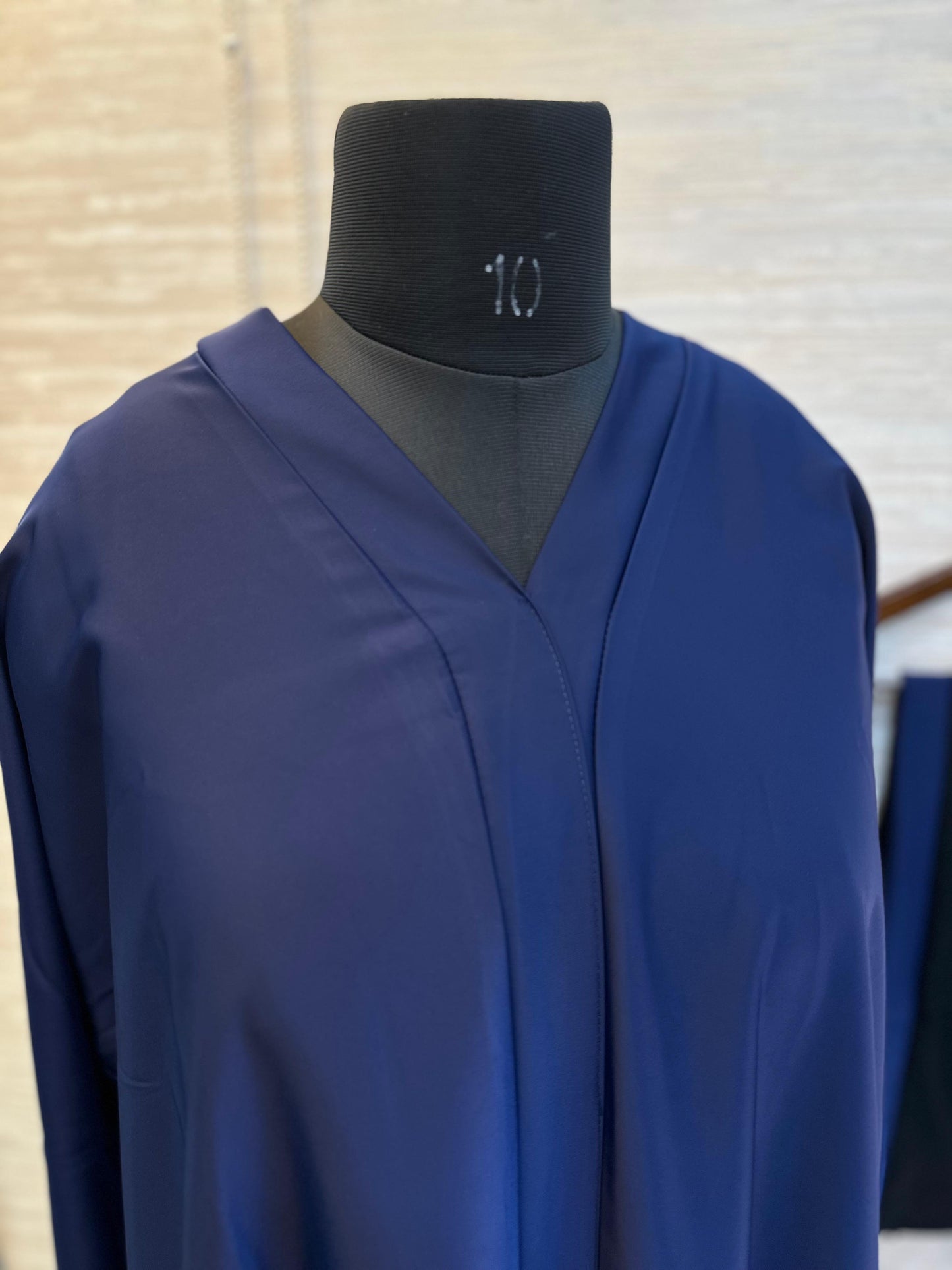 1112 The Premium Abaya - Navy Blue