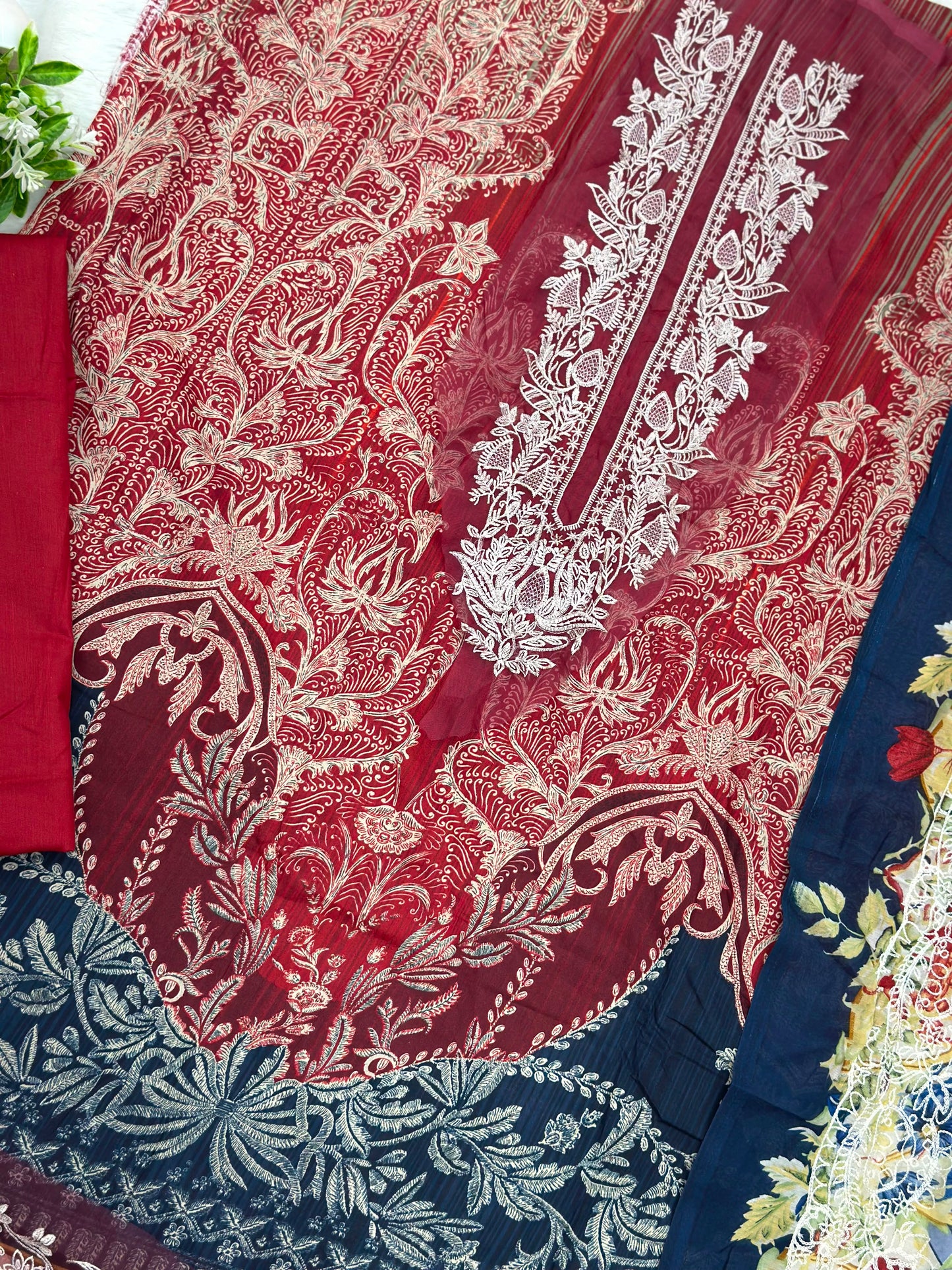 988 Unstitched Jihan Needle Wonder Lawn Suit