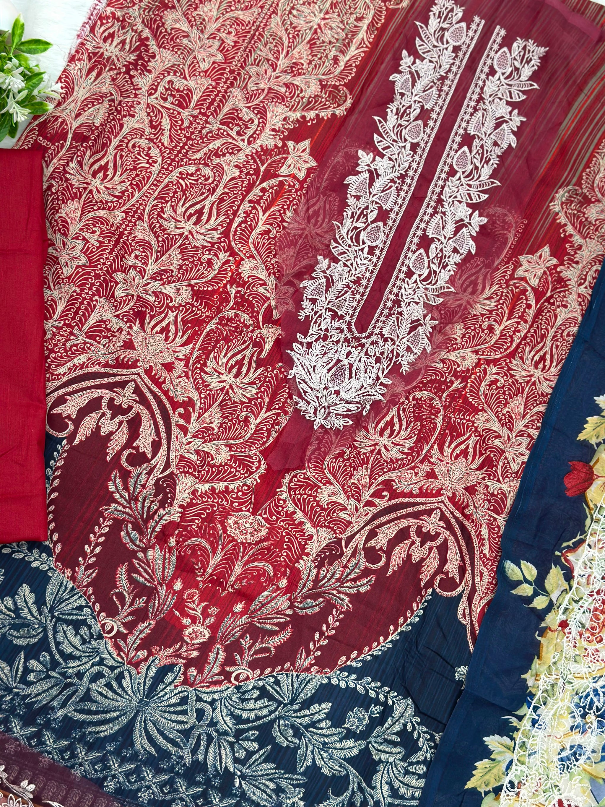 988 Unstitched Jihan Needle Wonder Lawn Suit