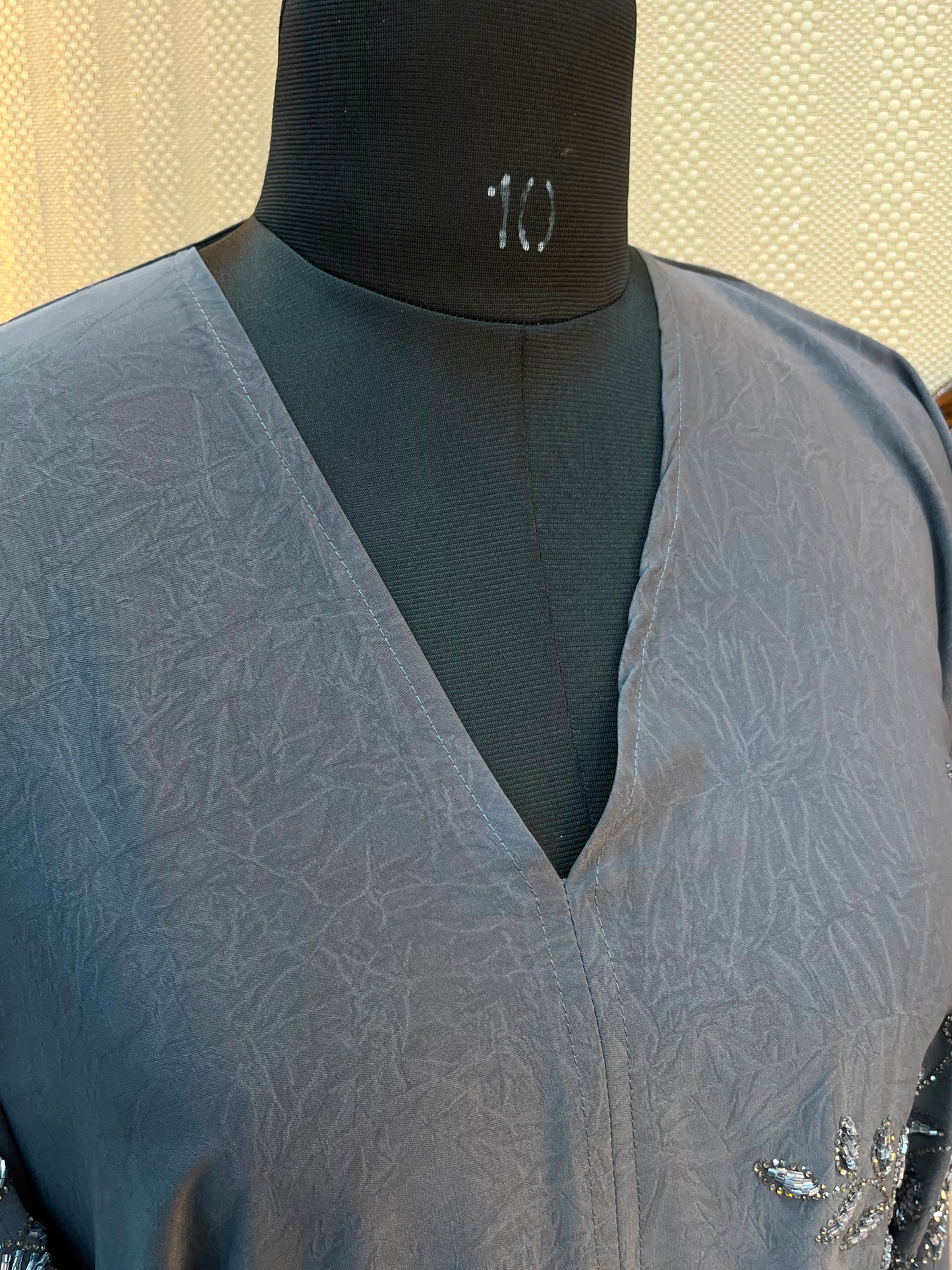 1117 The Premium Abaya - Charcoal Gray
