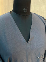 1117 The Premium Abaya - Charcoal Gray