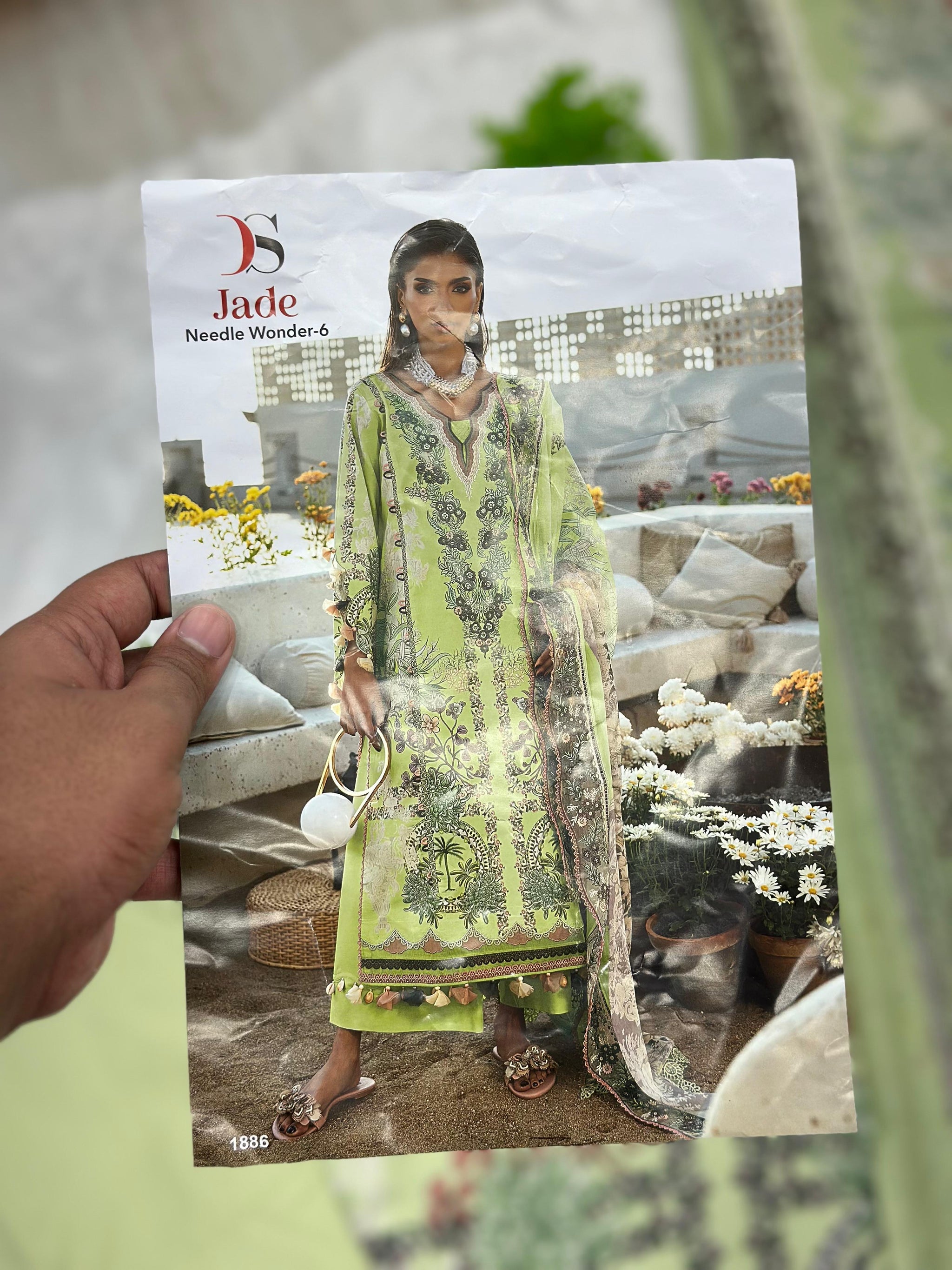1001 Unstitched Casual Lawn Suit