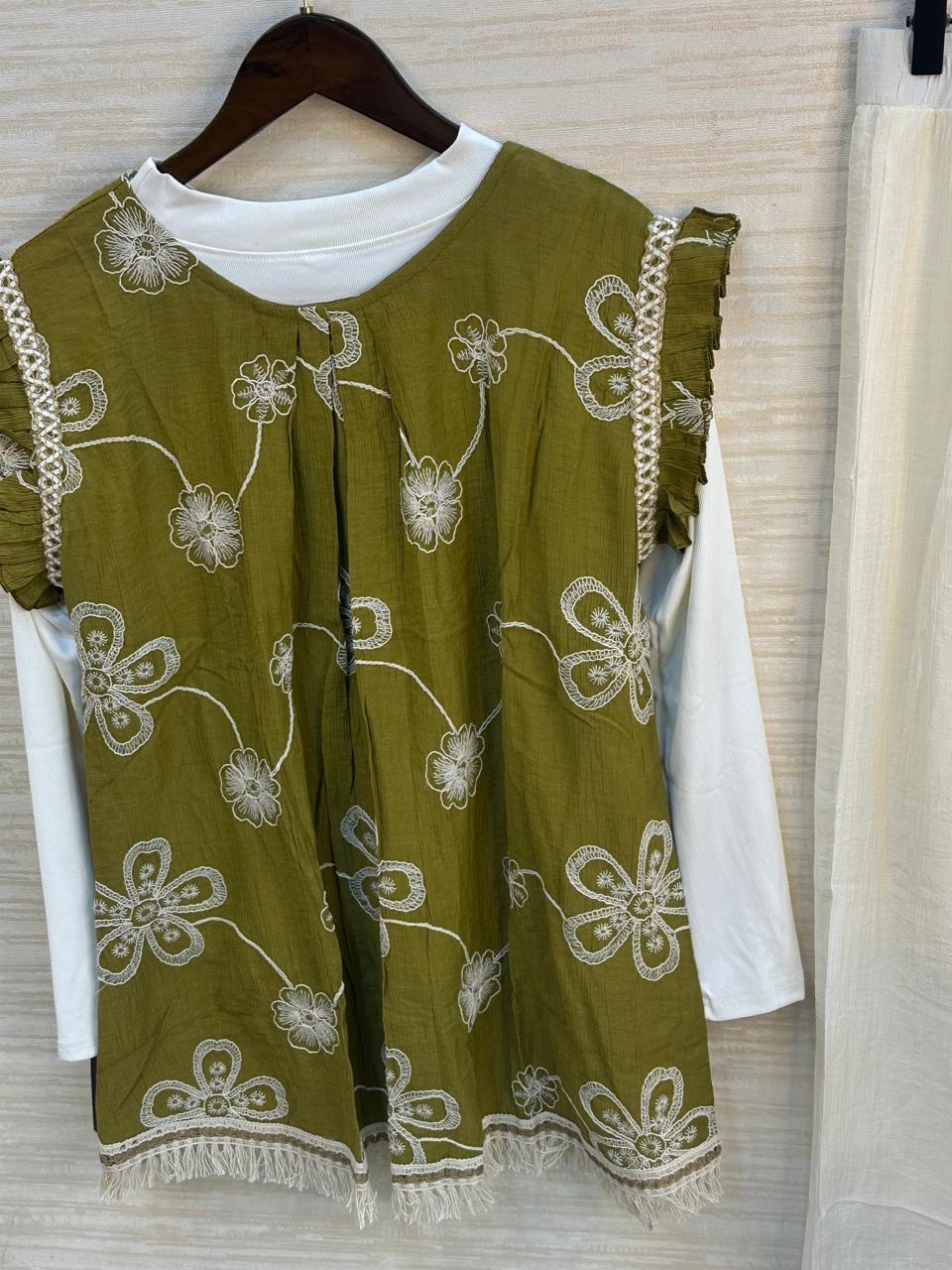 896 Flared Coord Set - Mustard