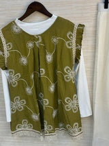 896 Flared Coord Set - Mustard