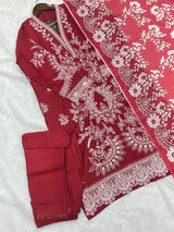 820 Pakistani Lawn Cotton Suit
