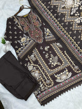 957 Pakistani Printed Suit