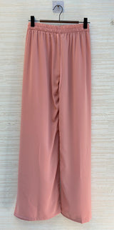 1062 Modest Mandarin Coord Set - Pink