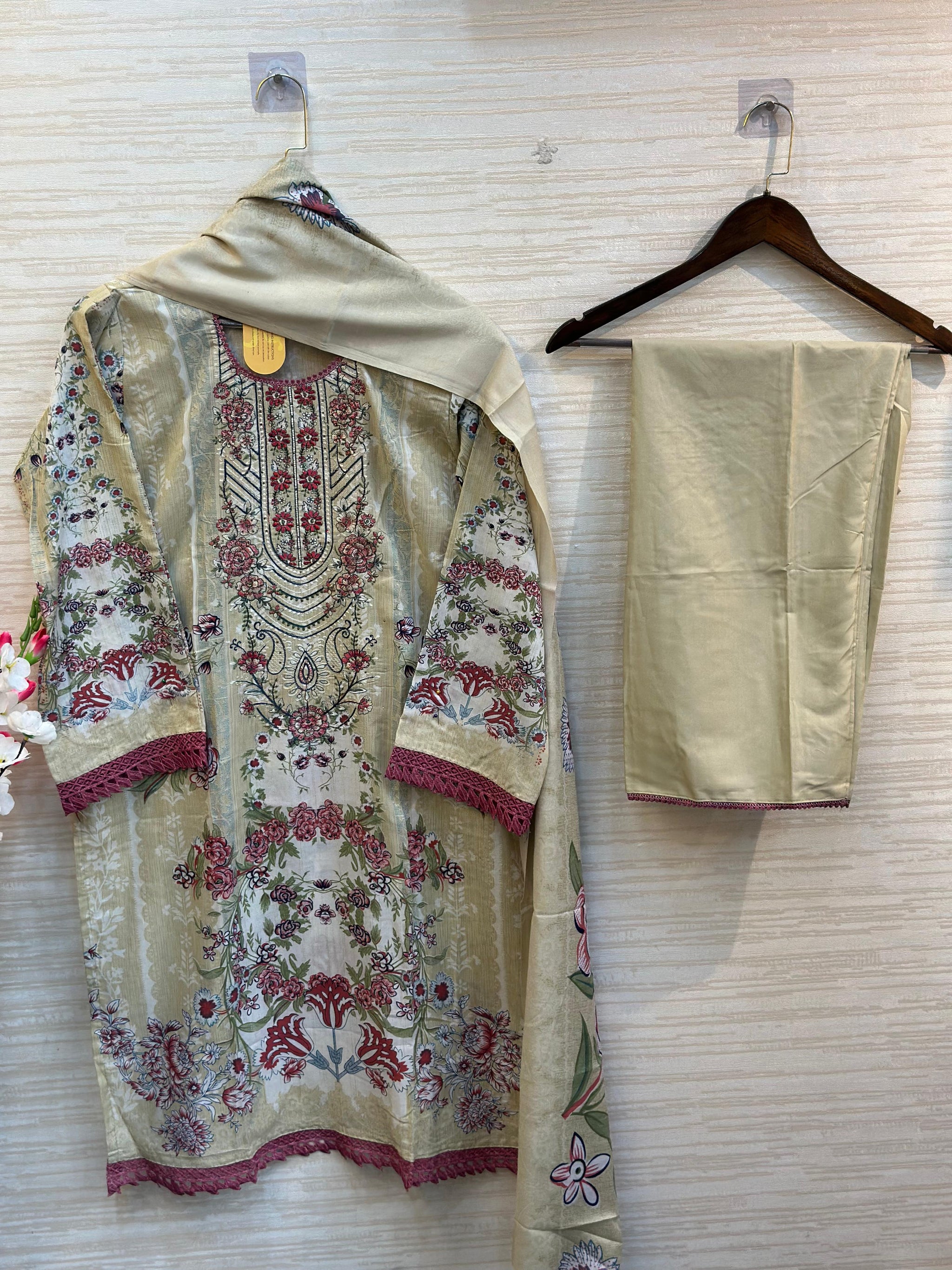 423 Jade Pakistani Embroidery Suit
