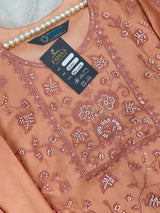 1432 Heavy Pakistani Partywear - Dusty Peach