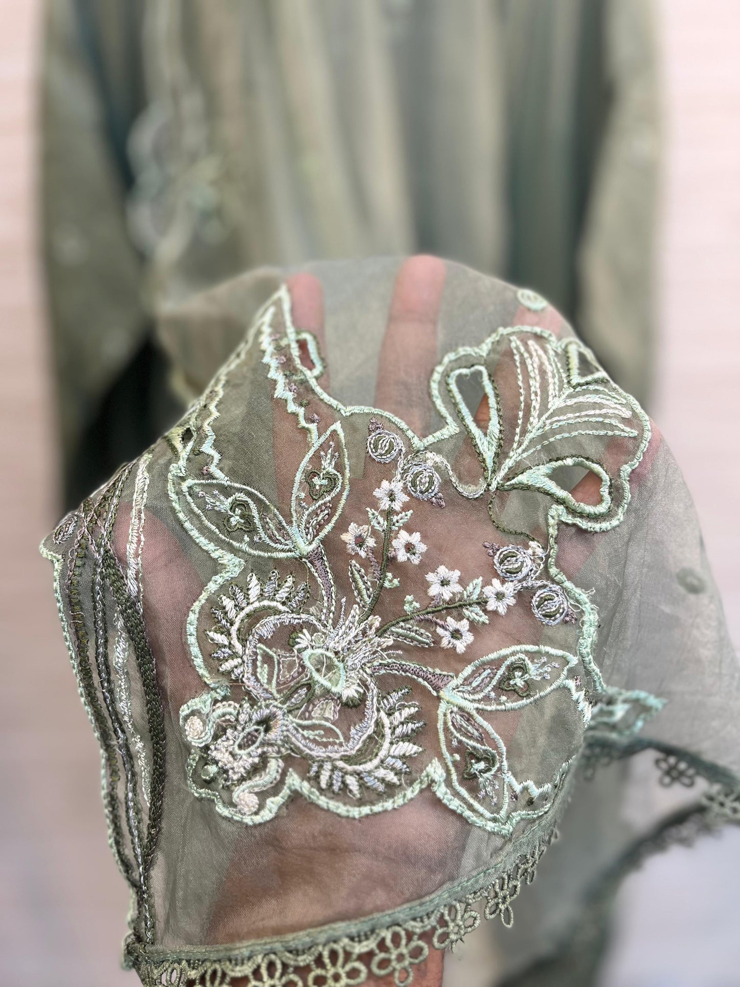 621 Premium Pakistani Party Wear - Green