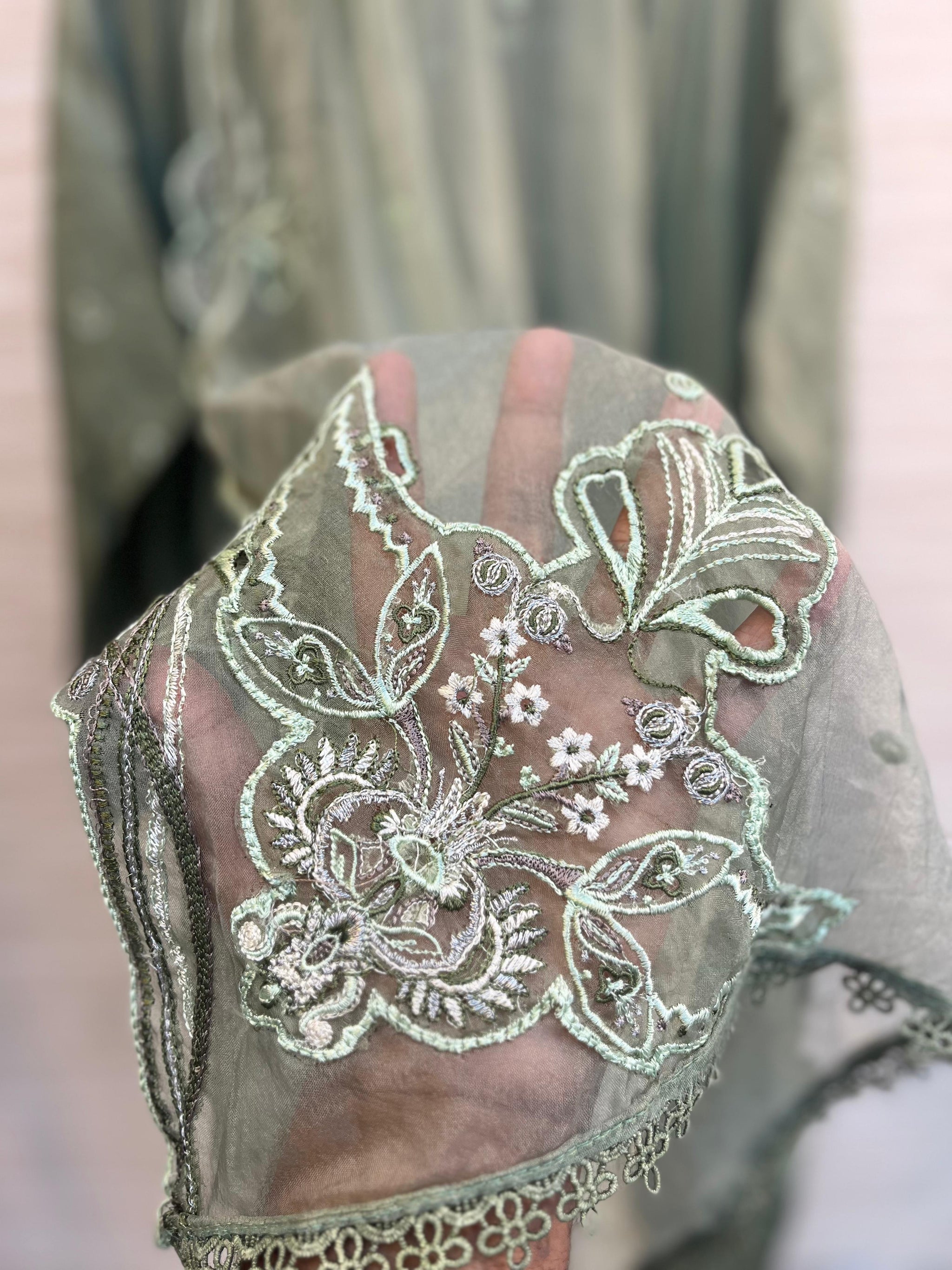 621 Premium Pakistani Party Wear - Green
