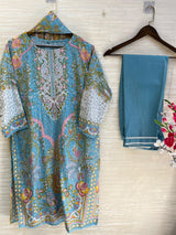 1352 Pakistani Embroidered Suit