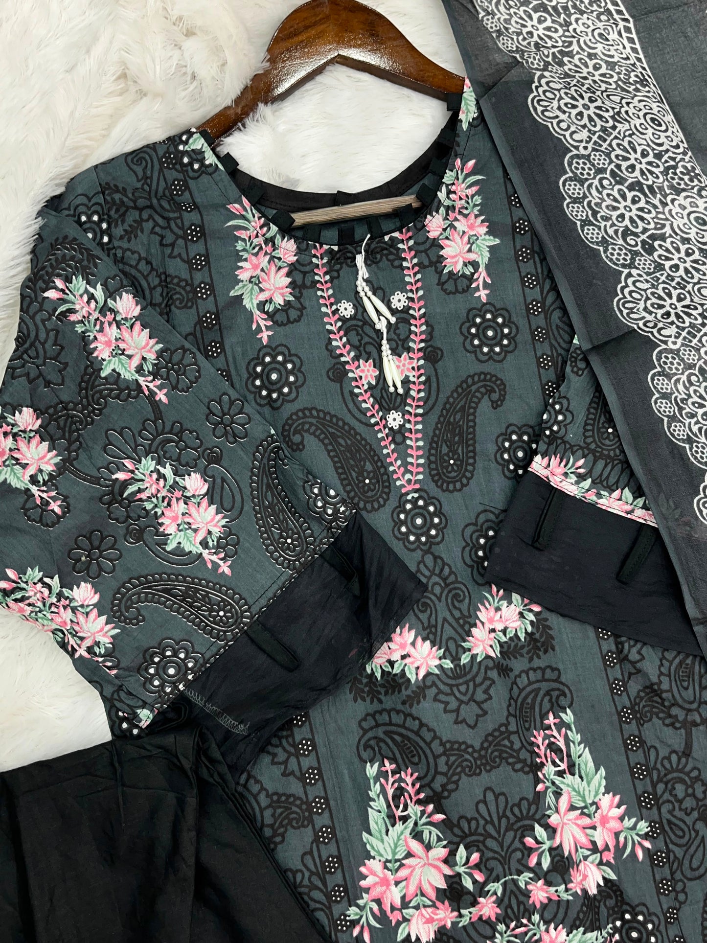 1298 Pakistani Customized Printed Suit