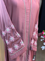 1128 The Premium Abaya -  Rose Mauve