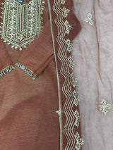 656 Regal Gota-Patti Georgette Set