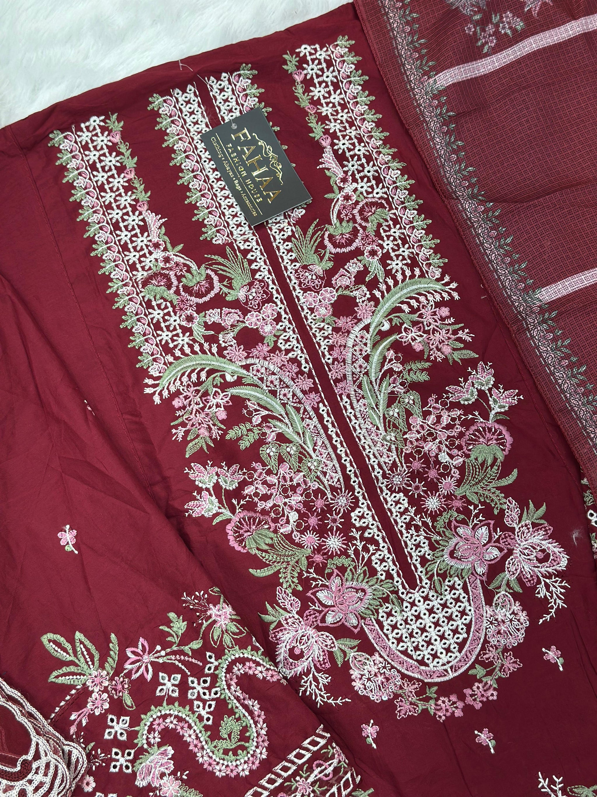 835 Elaf Pakistani Unstitched Lawn Suit