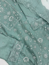 1432 Heavy Pakistani Partywear - Dusty Peach