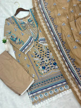 931 Pakistani Embroidered Suit