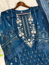 1223 Pakistani Embroidered Suit