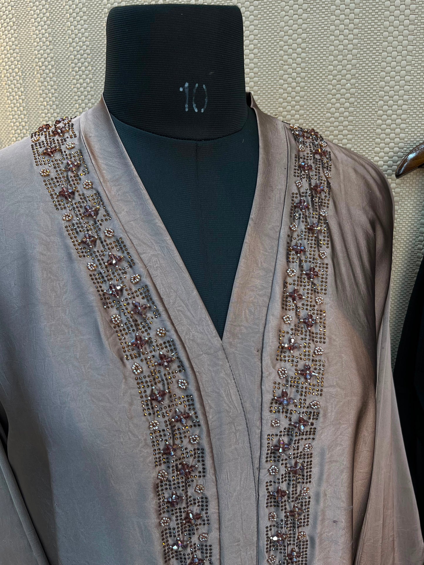 1120 The Premium Abaya - Mocha Taupe