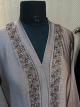 1120 The Premium Abaya - Mocha Taupe