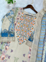 1057 Pakistani Embroidered Suit