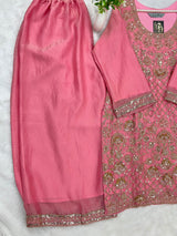 1427 Heavy Pakistani Partywear - Pink