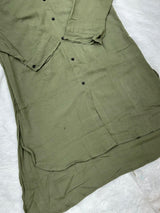 691 Casual Top - Olive Green