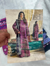 1019 Unstitched Casual Cotton Suit