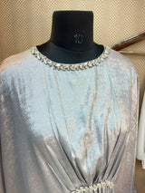 1134 The Premium Abaya - Silver
