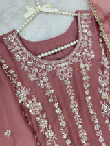 1429 Heavy Pakistani Partywear - Pink