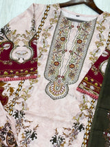 ROMANI MAHIRA 3PC EMBROIDERY SUIT code 562